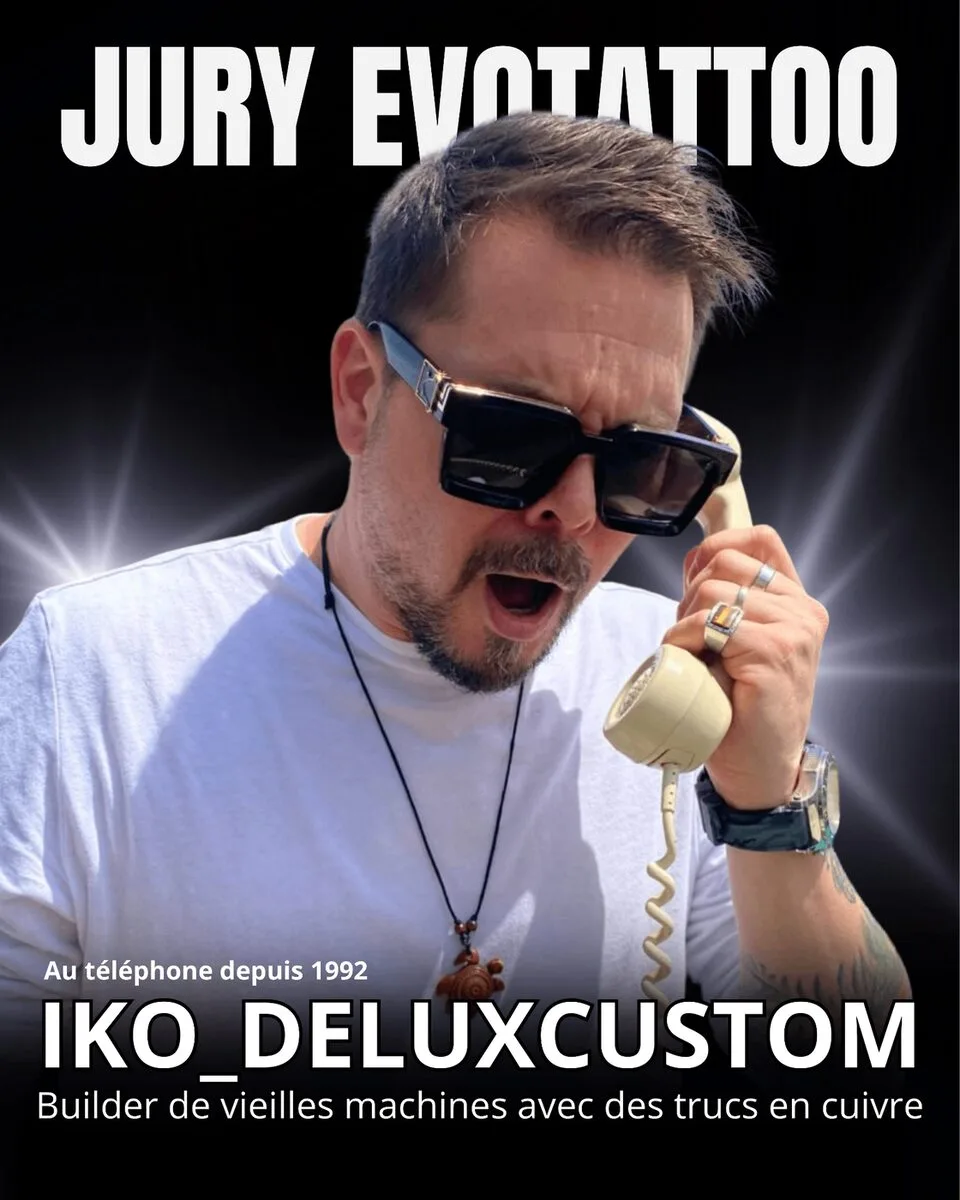 Iko Deluxcustom - membre du jury EvoTattoo