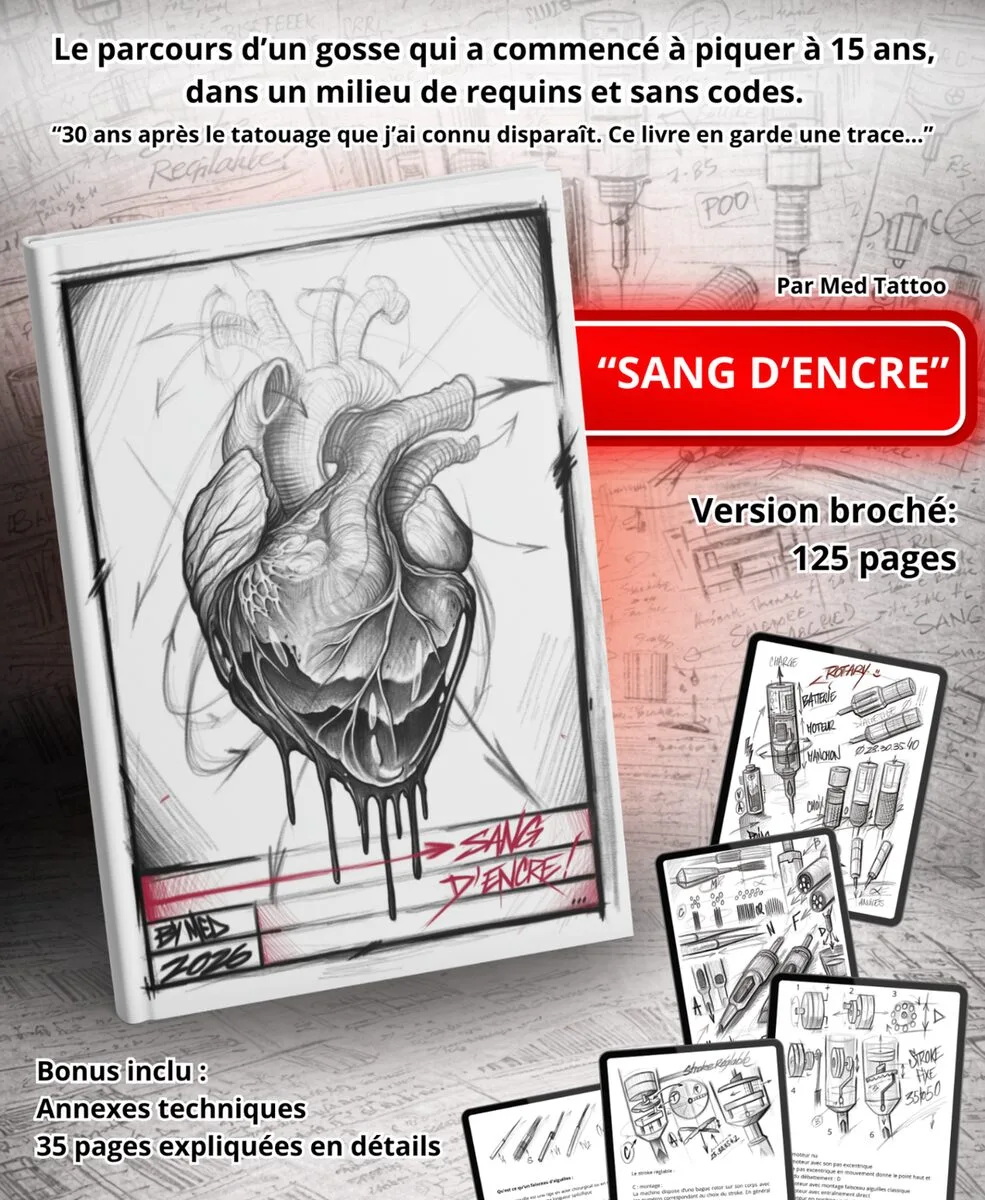 Livre Sang d'encre de Medtattoo