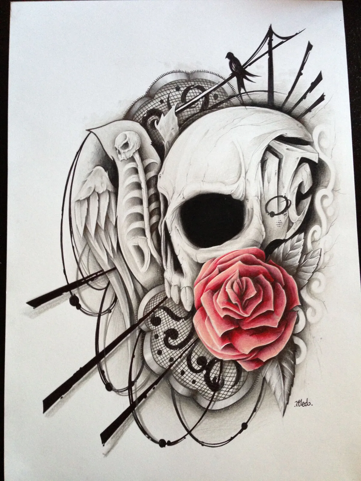 Dessin par Med pour les couvertures catalogues ITC