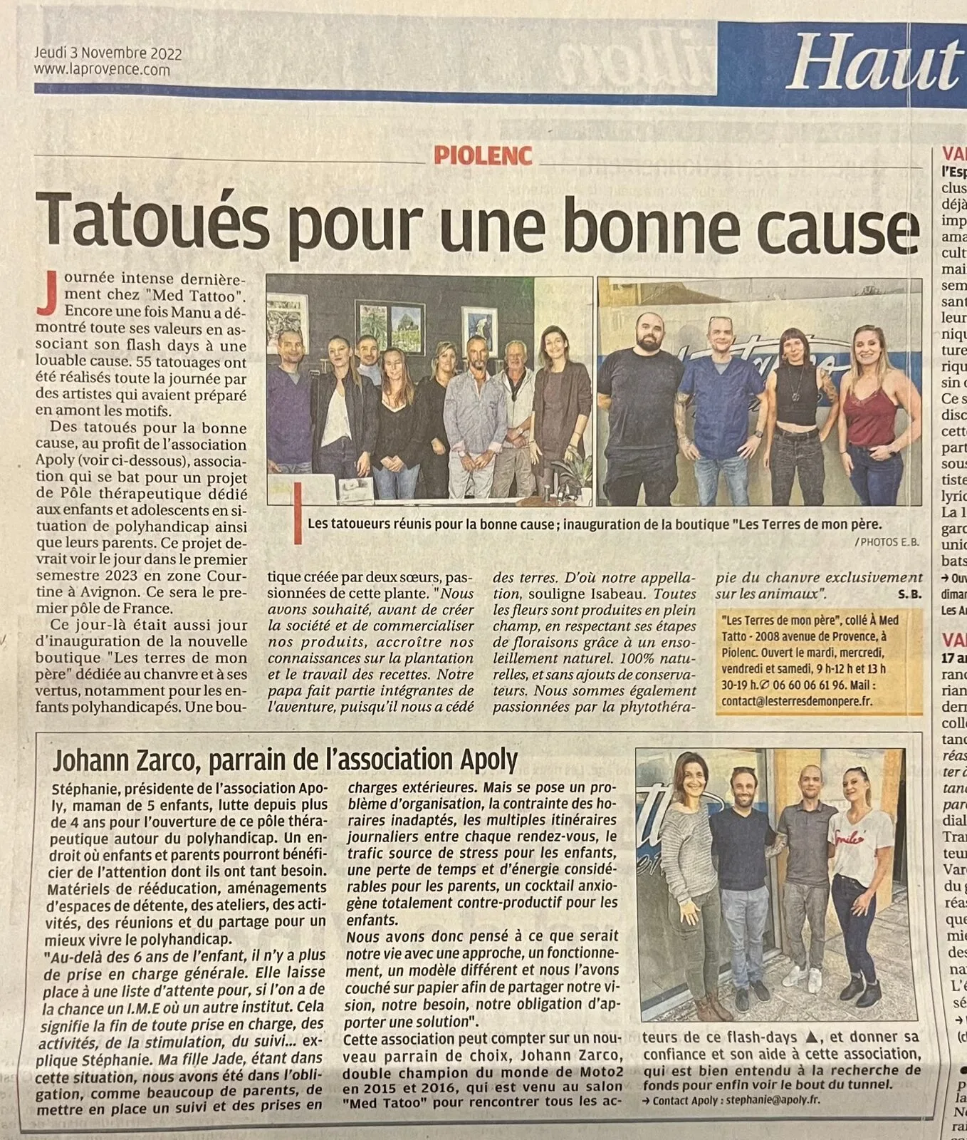 La Provence — Flash day solidaire