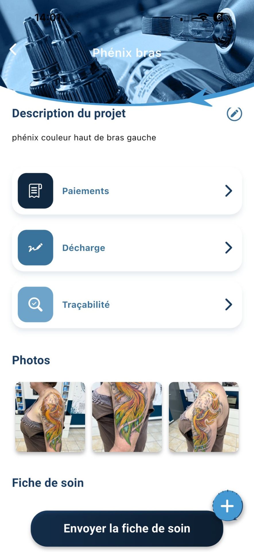 Tattoomorrow écran 2