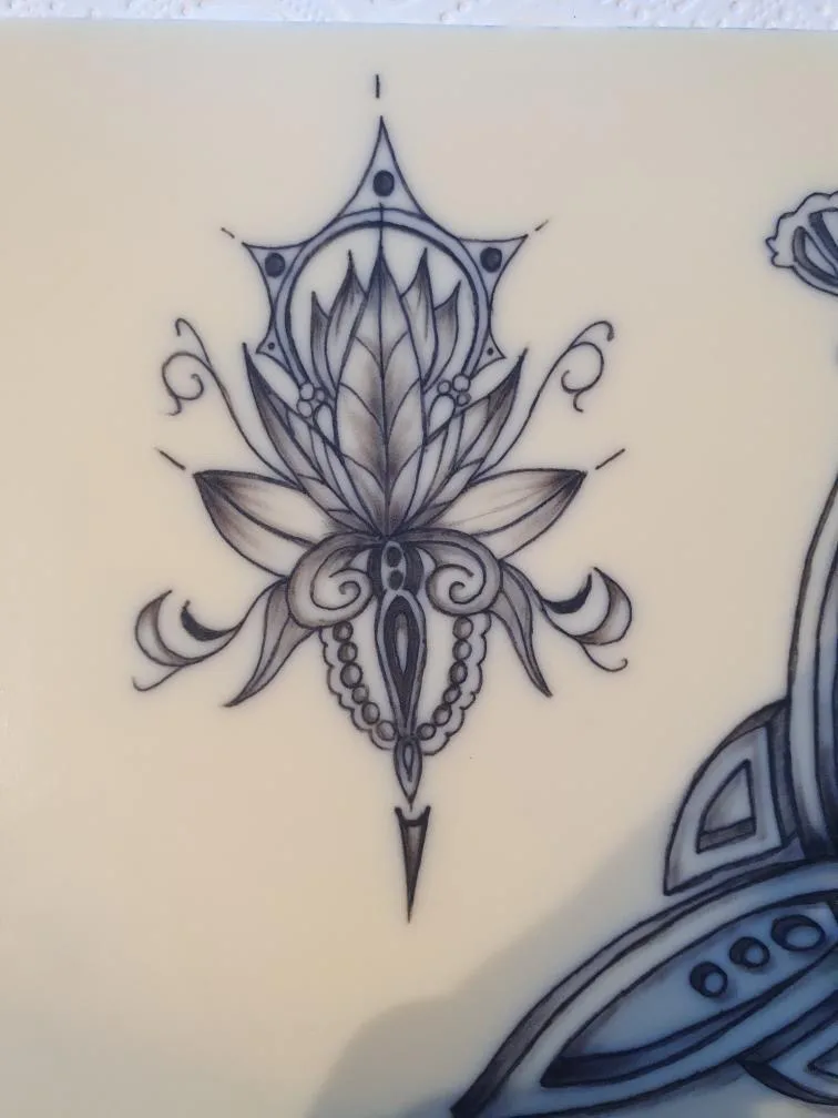 TP élève — lotus ornemental avec mandala